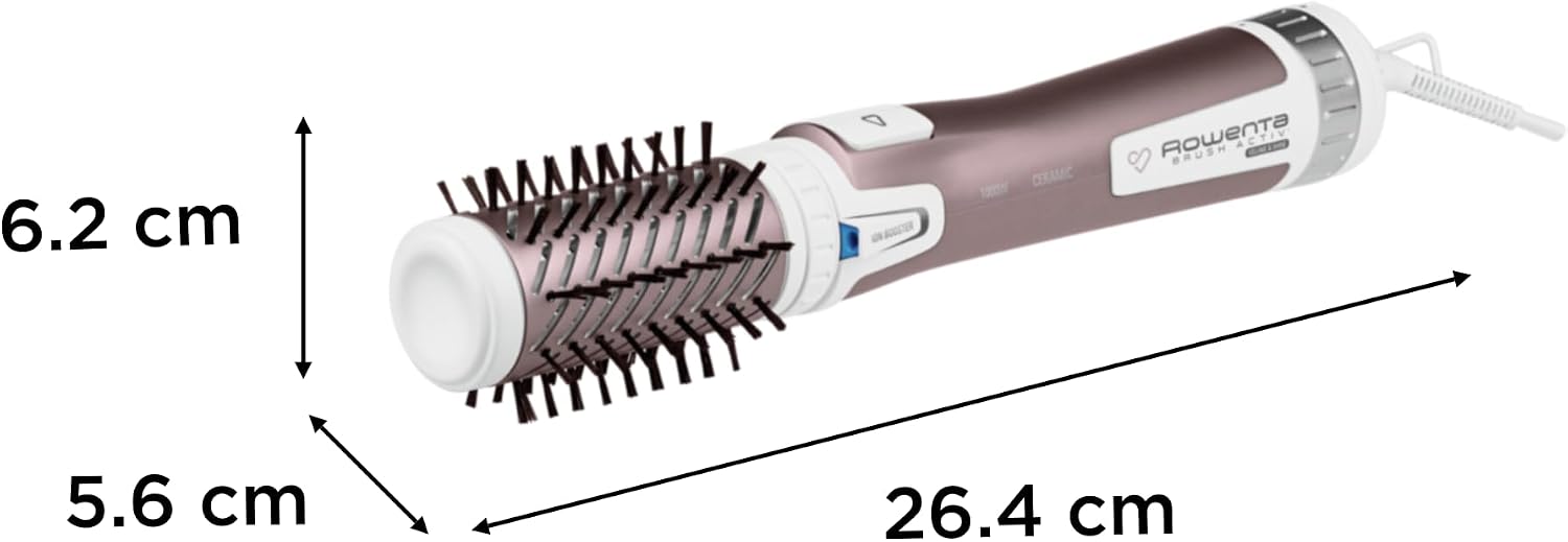 Detalle 2 de Rowenta Brush Activ Premium Care CF9540F0 — brosse rotative 2 accessoires 🎀