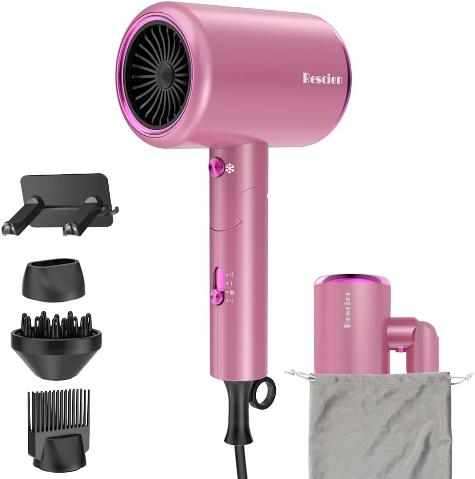 Detalle de Sèche-cheveux Ionique 2400W pliable – puissant, léger et polyvalent pour toute la famille