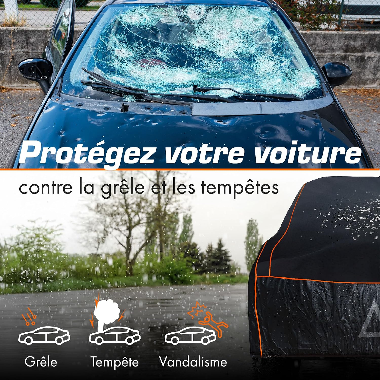 Thumbnail 1 de Upgrade4cars Bâche SUV Extérieur S 403×178×145 cm