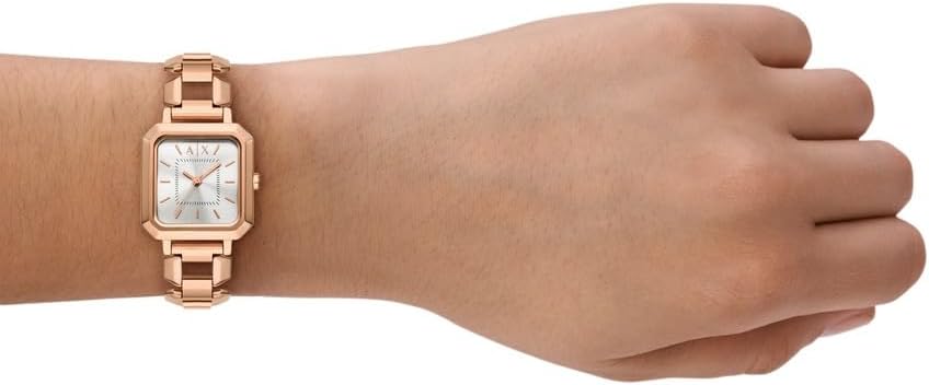 Detalle 2 de Armani Exchange montre femme quartz trois aiguilles en acier inox 27 mm