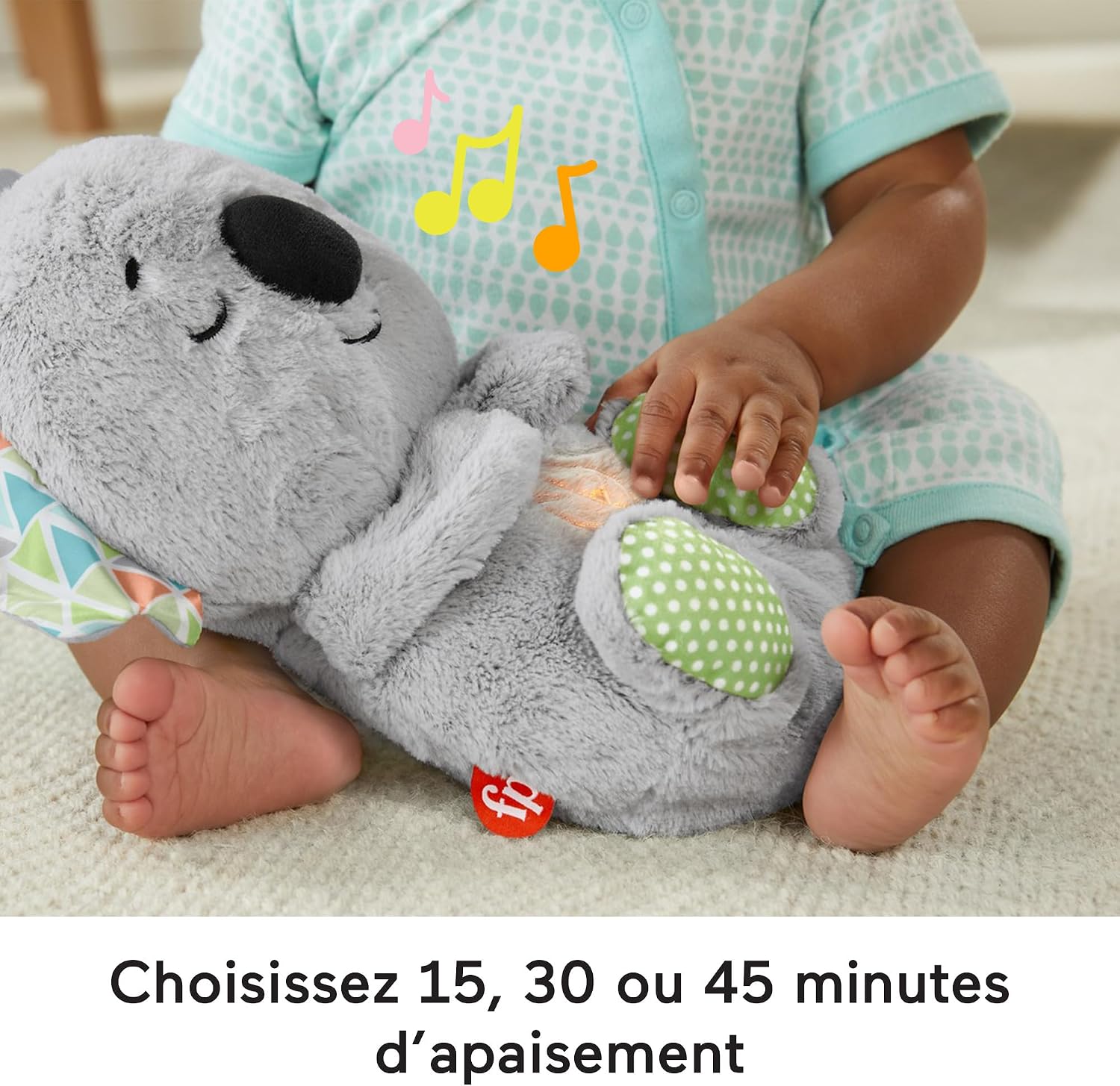 Detalle 2 de Fisher-Price Mon Koala Câlins Bonne Nuit (HBP87) – peluche koala musical apaisante pour bébé dès la naissance