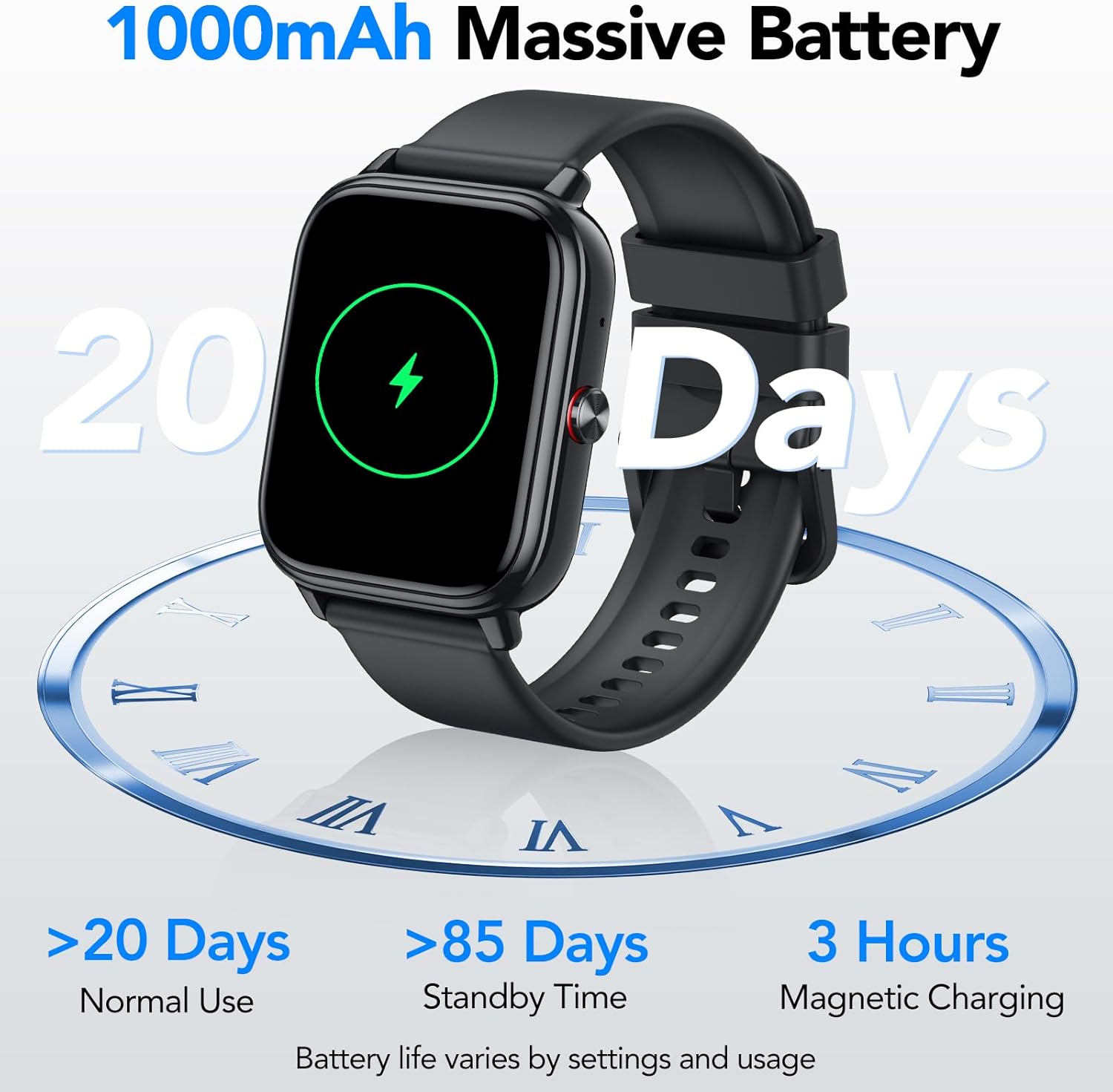 Thumbnail 1 de Montre Connectée Tiksounds Femme/Homme 1,83" HD – 110+ Modes, GPS non inclus, IP68, Bluetooth 5.4