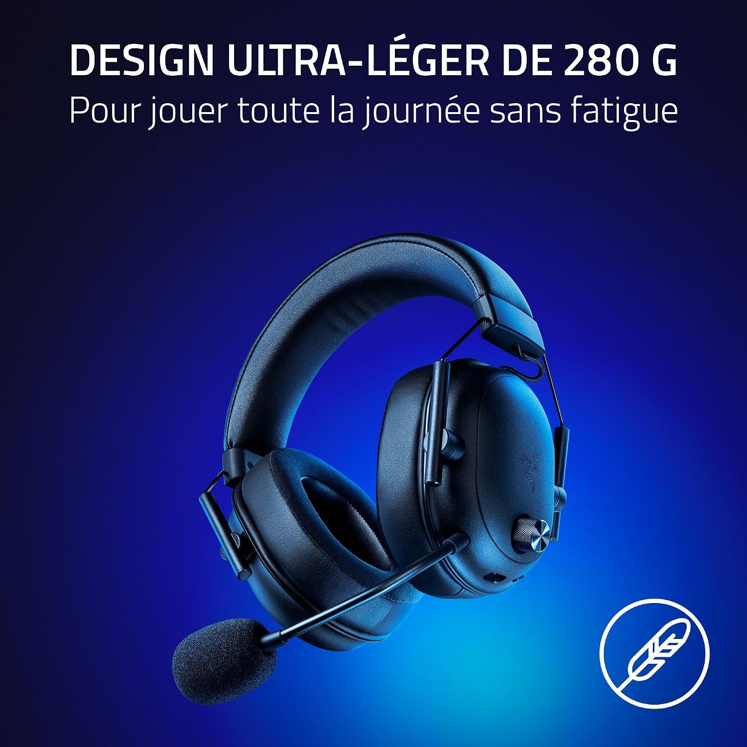 Detalle de Razer BlackShark V2 HyperSpeed sans fil PC (HyperClear, TriForce 50 mm, Bluetooth) – Noir