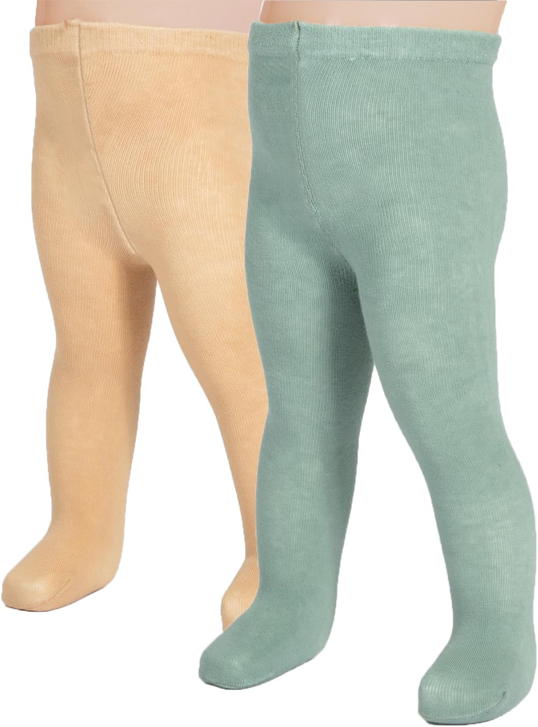 Detalle de CALZITALY Pack 2 paires collants bébé coton gris rose bleu 200 DEN ⚙