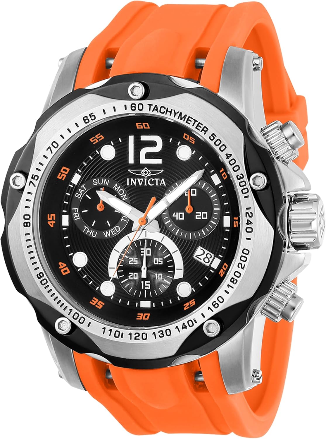 Detalle de Invicta Speedway 51mm Quartz acier