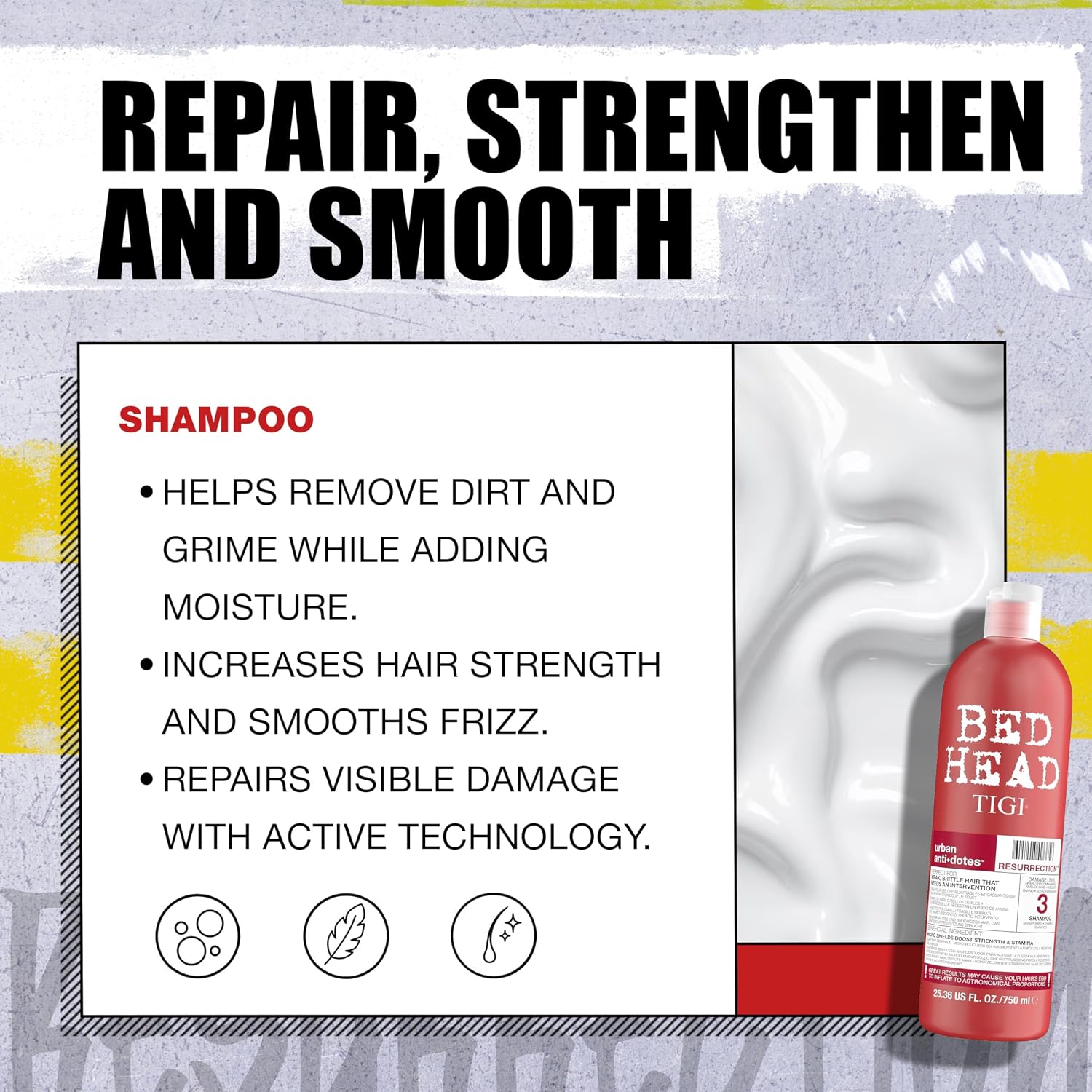 Detalle 2 de TIGI Bed Head Resurrection après-shampoing réparateur