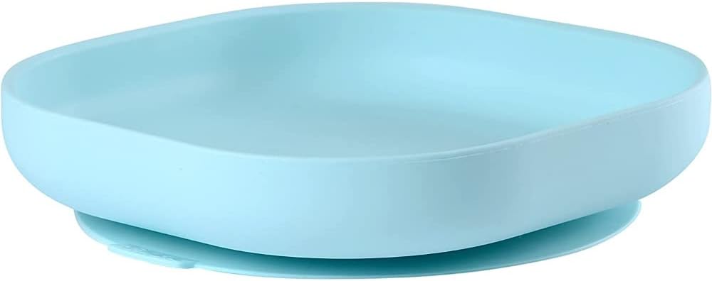 Detalle de BÉABA Assiette Ventouse pour Enfant — 100% silicone, sans BPA, bleu