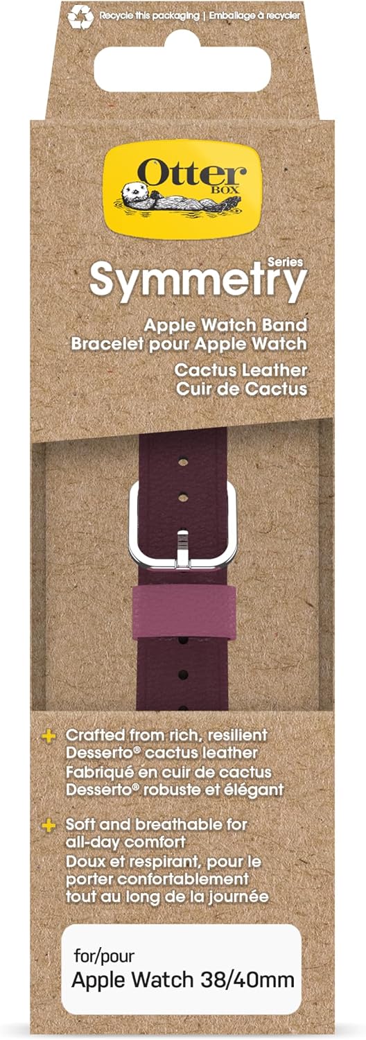 Thumbnail 5 de OtterBox Symmetry Cactus Leather MagSafe Rose pour Apple Watch 44/45/46mm
