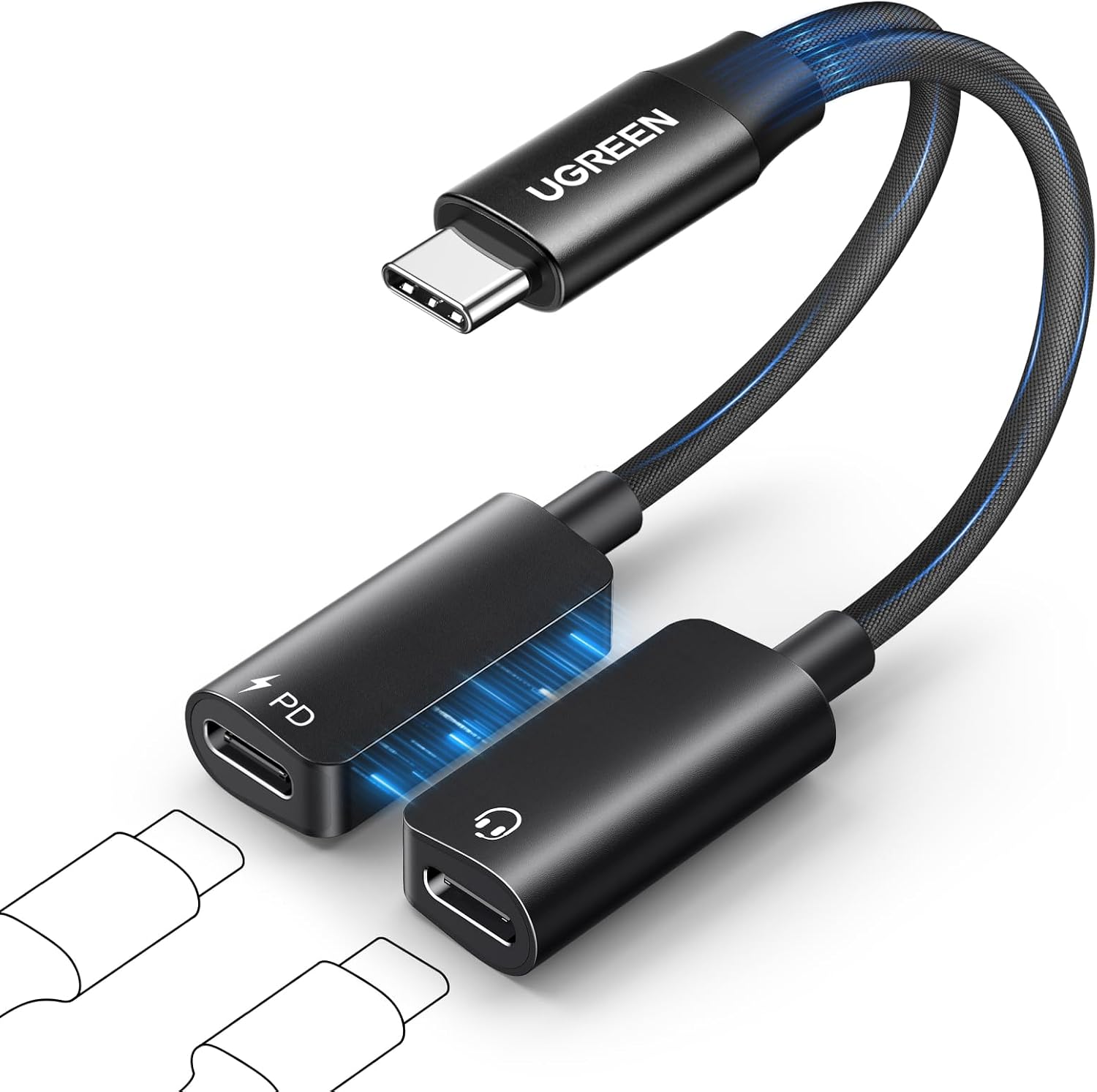 Detalle de UGREEN Adaptateur USB C vers USB C 60 W