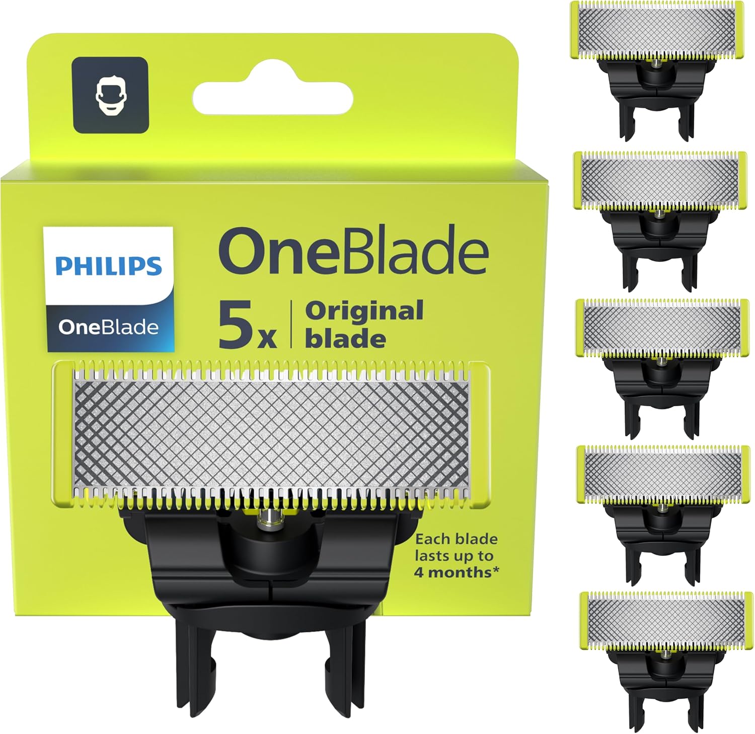 Detalle de Philips OneBlade QP250/50 lames de rechange 5 pièces