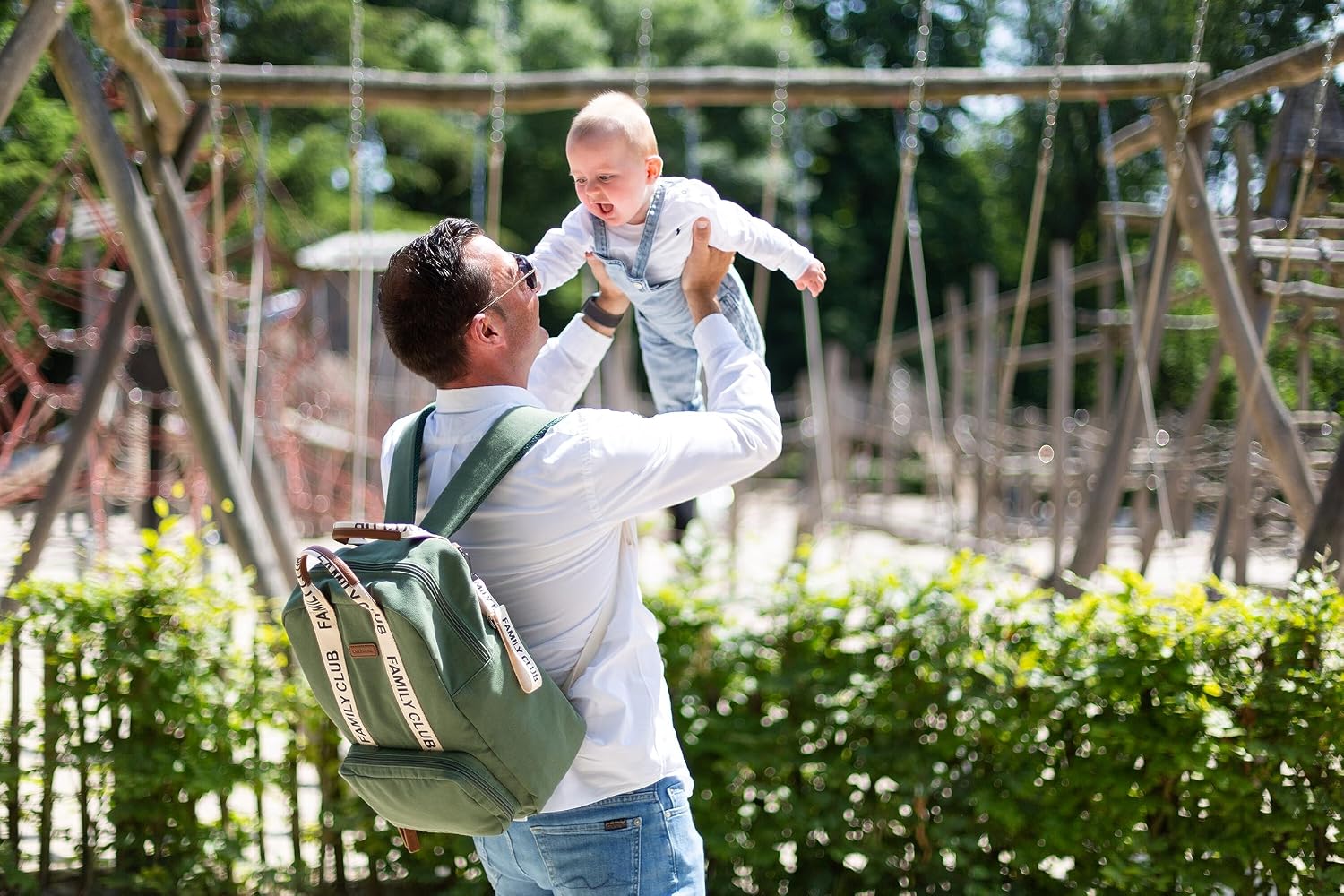 Detalle 2 de CHILDHOME Sac à dos à langer Family Bag Club – Grand volume, polyvalent et prêt à tout