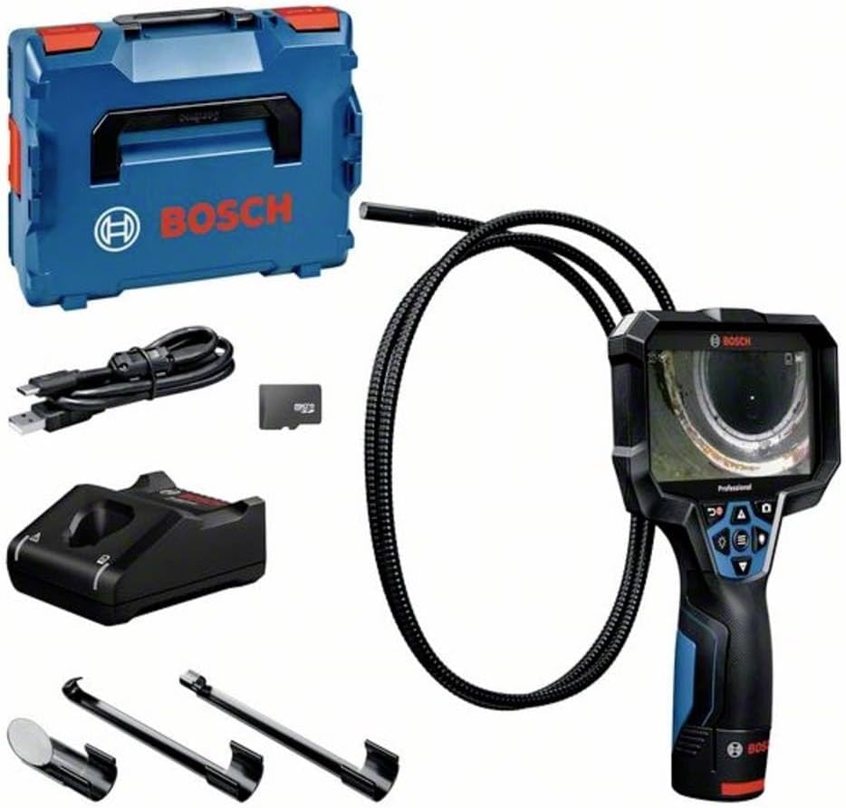 Detalle de Caméra d’inspection Bosch Professional GIC 12V-5-27 C avec écran 5” et AutoUp (câble 150 cm, coffret L-Boxx)