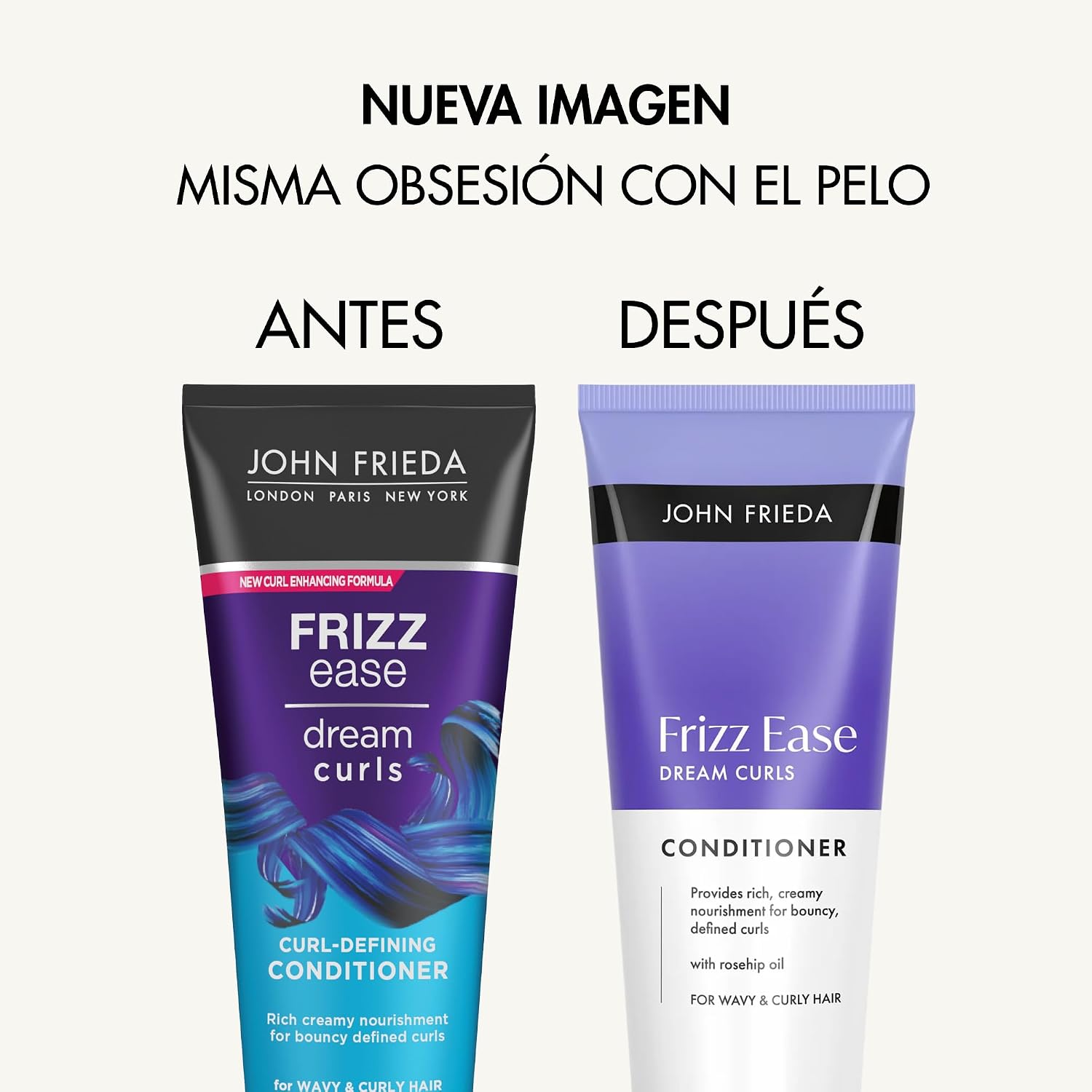 Detalle de John Frieda Frizz Ease Dream Curls Après-shampoing – Soin définissant pour boucles