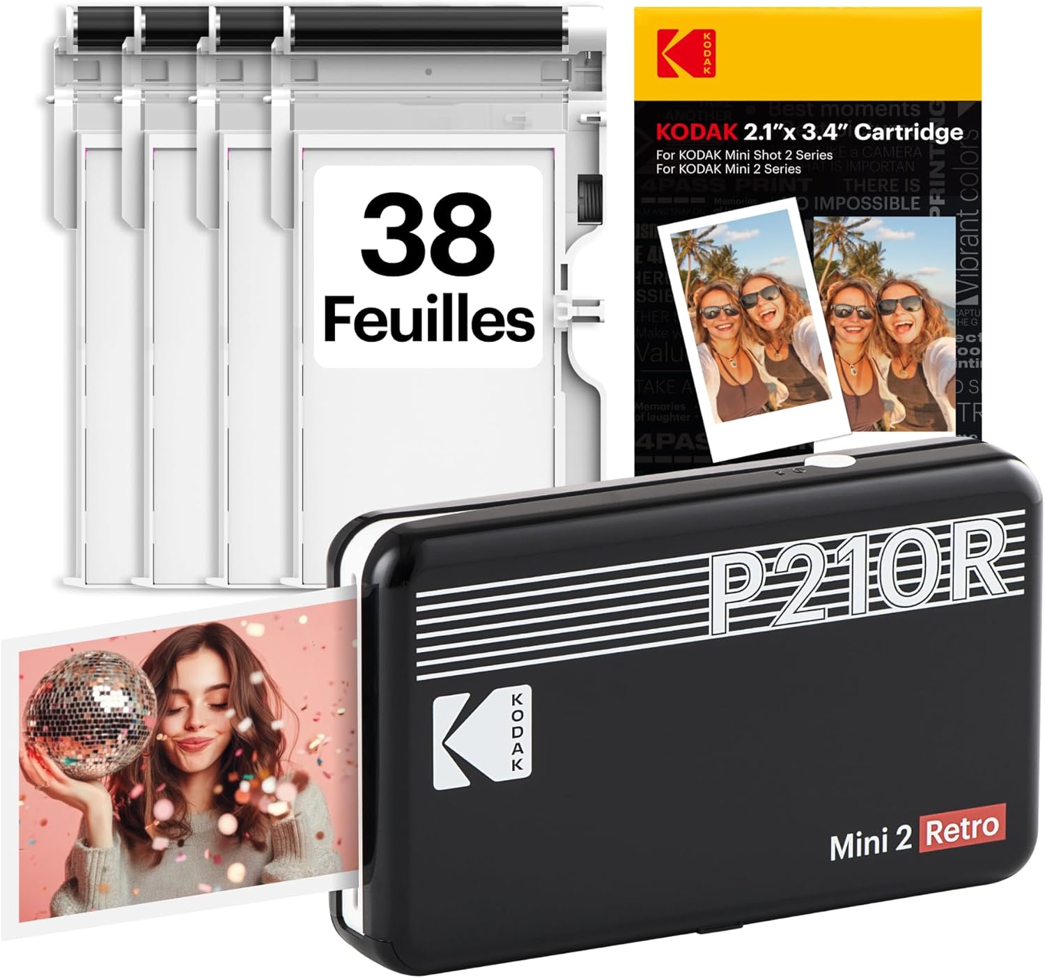 Detalle de KODAK Mini 2 Retro imprimante photo 5,3×8,6 cm