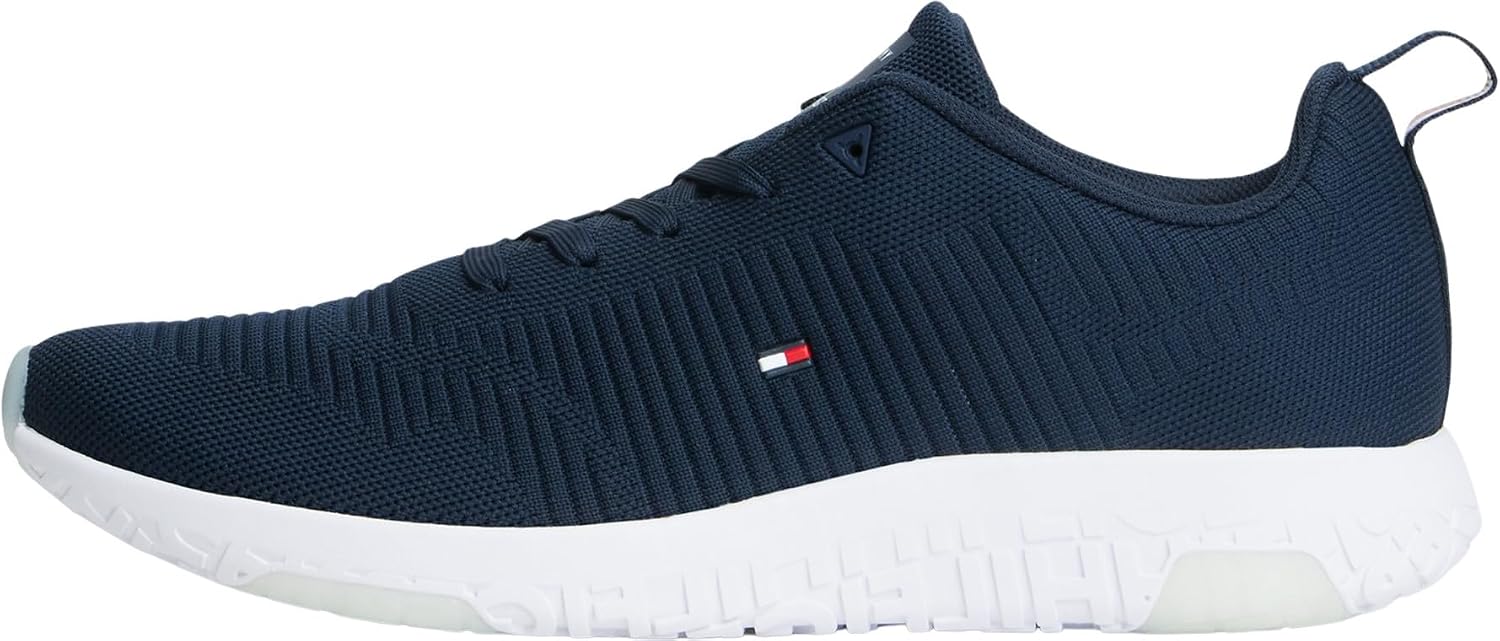 Detalle de Tommy Hilfiger Baskets de Running Homme Corporate Knit Rib Runner