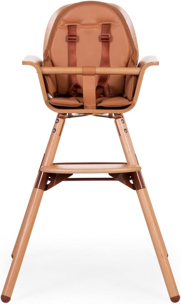 Detalle de CHILDHOME Coussin réducteur effet cuir pour chaise haute Evolu et Evowood, Nude