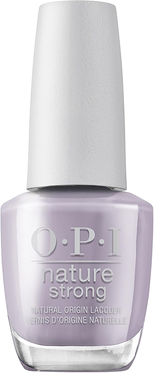 Detalle de OPI Nature Strong Vernis à ongles mauve – vegan, tenue jusqu’à 7 jours, 15 ml