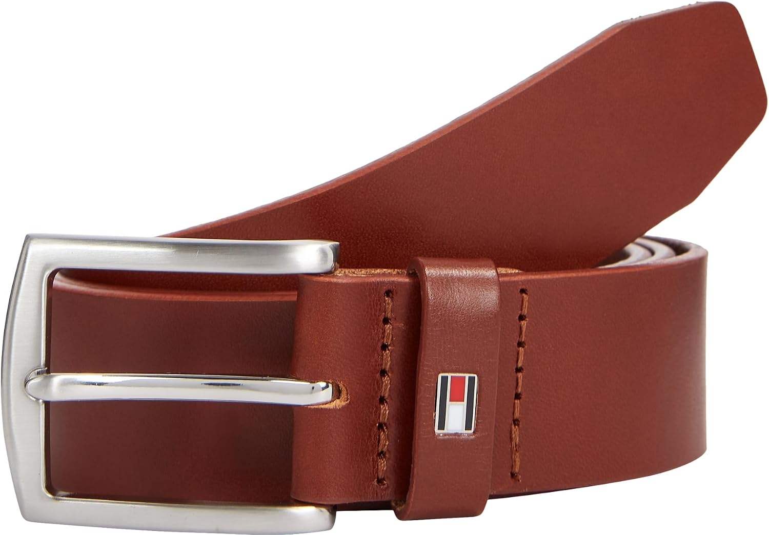 Detalle de Tommy Hilfiger Ceinture Homme New Denton 3,5 cm en Cuir