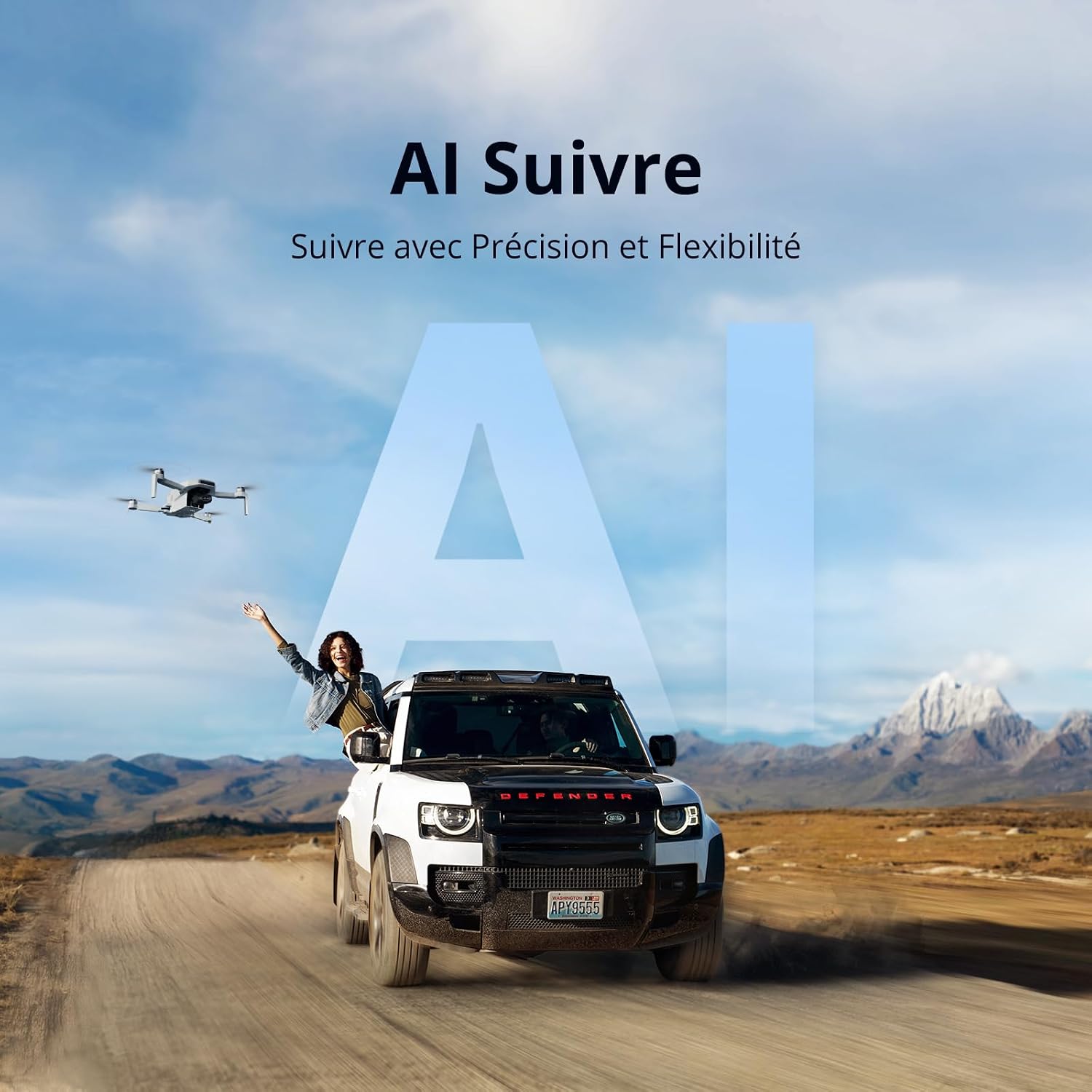Detalle de Potensic ATOM 2 Drone avec Caméra – Photo 8K, Vidéo 4K HDR et Suivi IA, Moins de 249 g