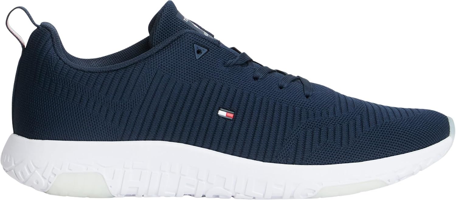 Detalle de Tommy Hilfiger Baskets de Running Homme Corporate Knit Rib Runner