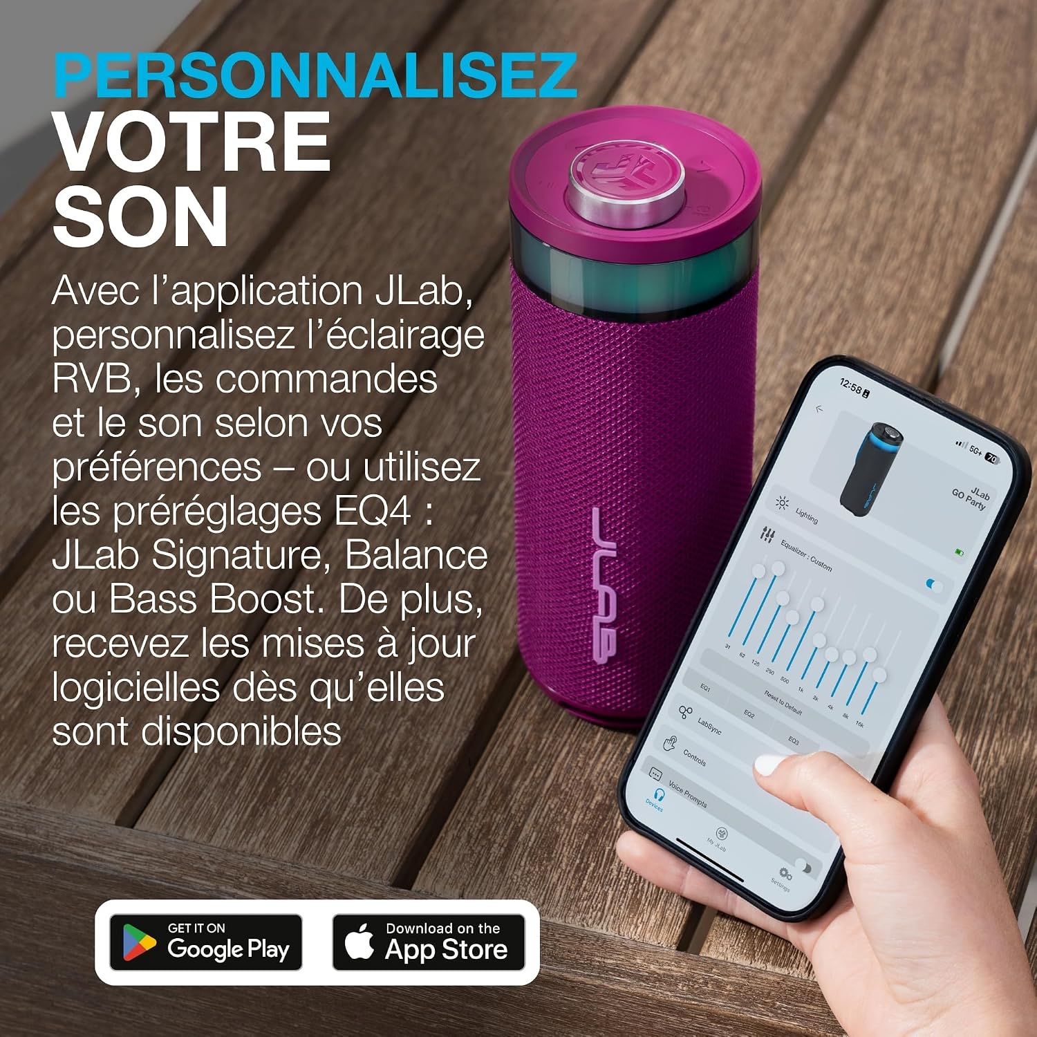 Detalle 2 de JLab Go Party enceinte Bluetooth, 10 W