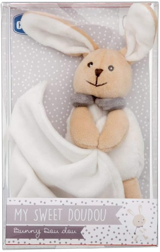 Detalle de Chicco Doudou Lapin Mouchoir My Sweet Doudou – Jouet en velours doux pour bébé dès la naissance
