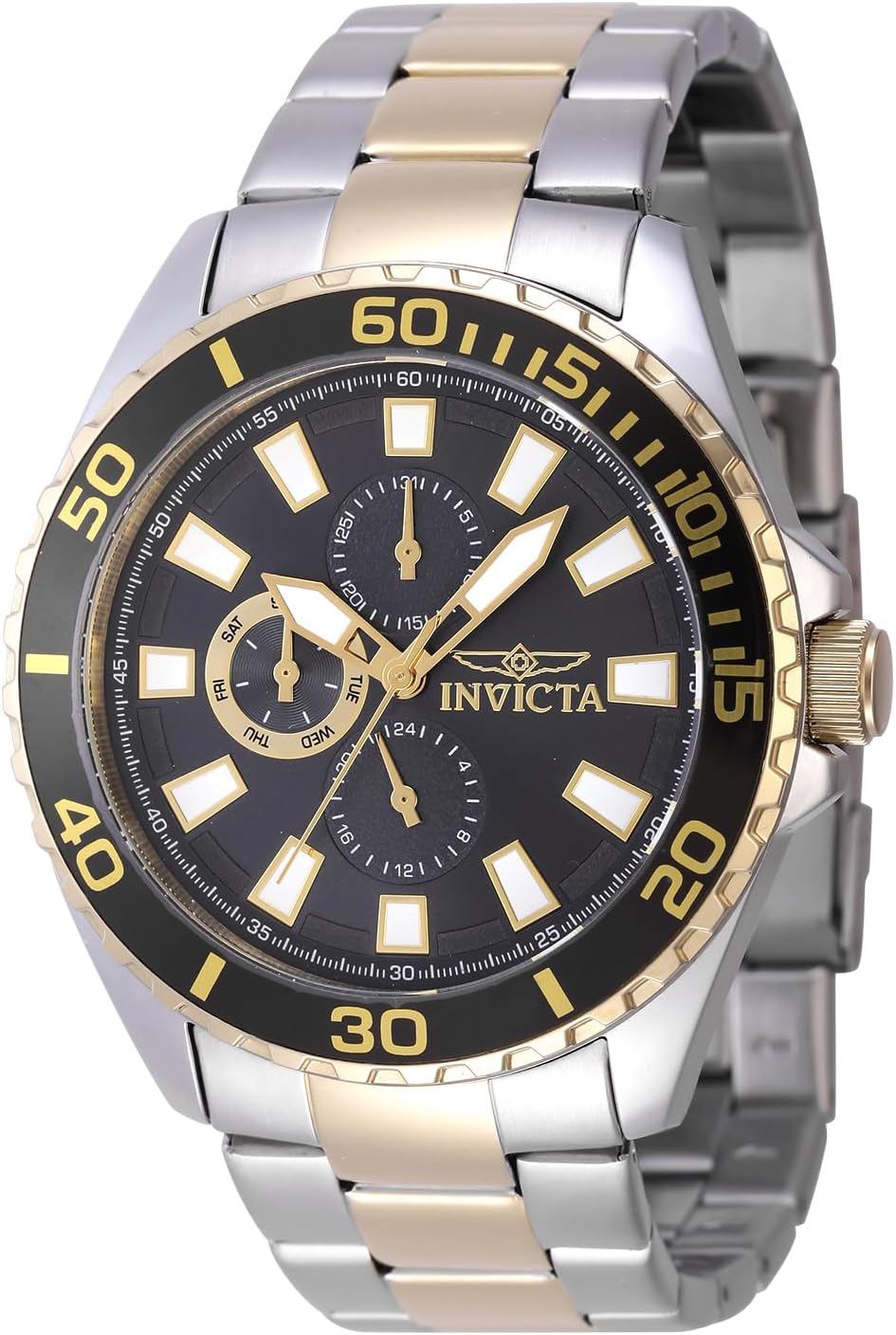 Detalle de Invicta Pro Diver Montre Homme 46 mm — Mouvement Quartz en Acier Inoxydable