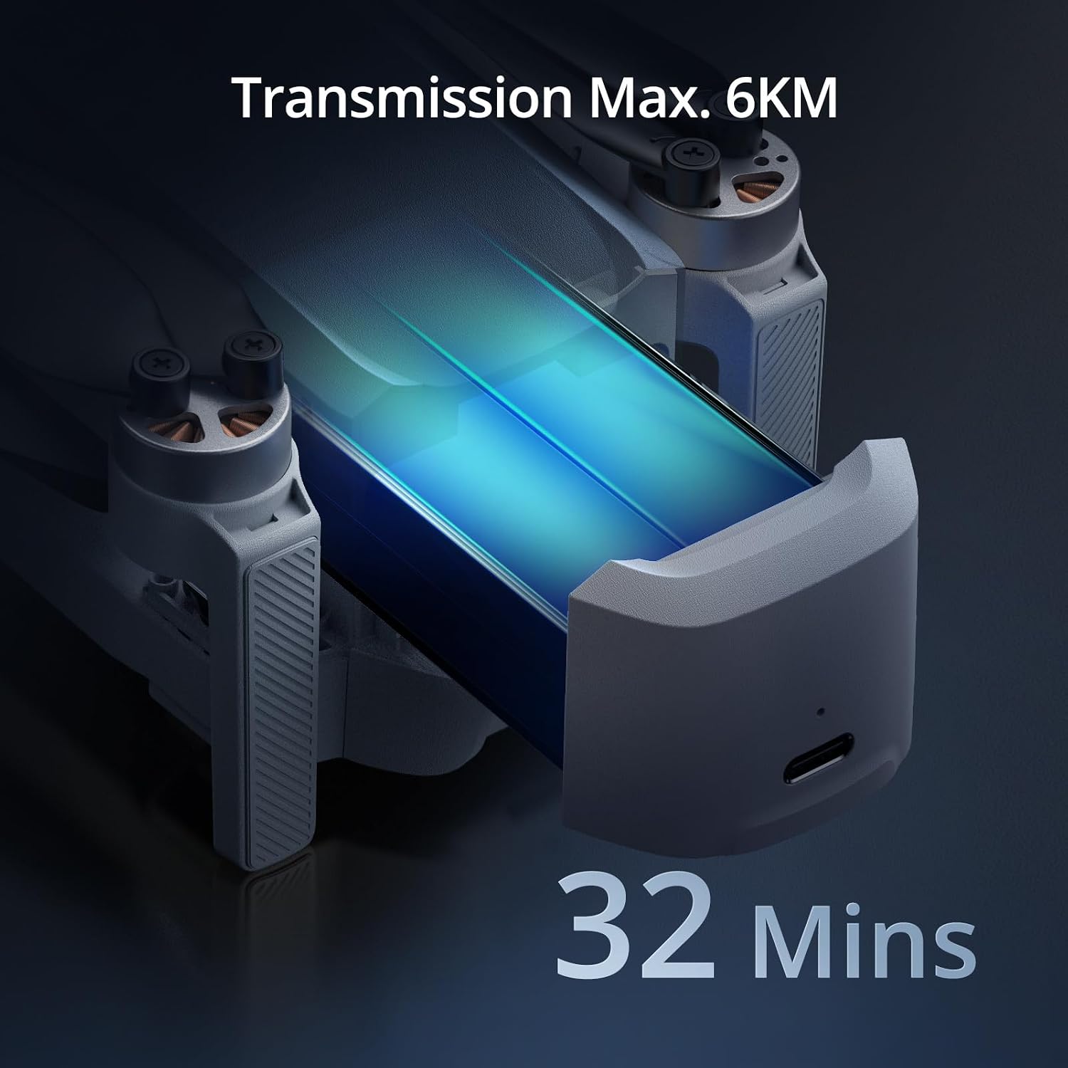 Detalle de Potensic ATOM 4K GPS drone pliable avec gimbal 3 axes et transmission vidéo 6 km