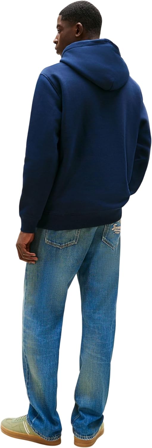 Detalle de Tommy Jeans Sweat à Capuche Homme Linear Logo avec capuche