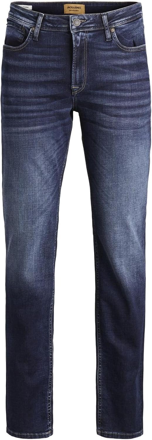 Detalle de JACK & JONES JJICLARK JOS 278 : jean coupe regular à taille mi-haute