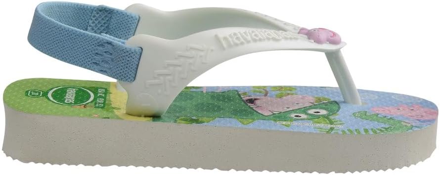 Detalle de Havaianas Baby Peppa Pig – tongs unisex bébé blanches