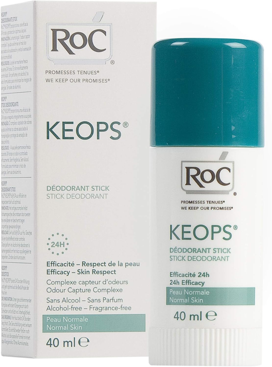 Detalle de RoC Déodorant en stick Keops 24H, 40 ml