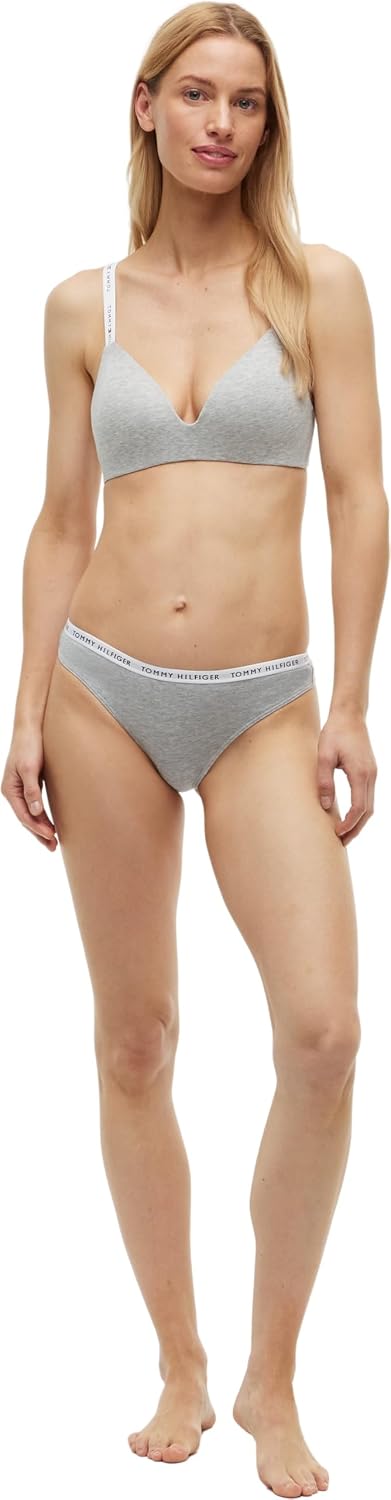 Detalle de Tommy Hilfiger Strings Lot de 3 Femme Tangas – Confort discret et élégance iconique