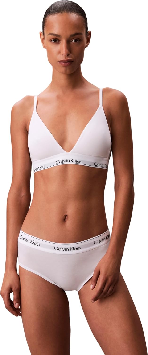 Detalle de Calvin Klein Soutien-Gorge Triangle Femme Lightly Lined avec basque élastique