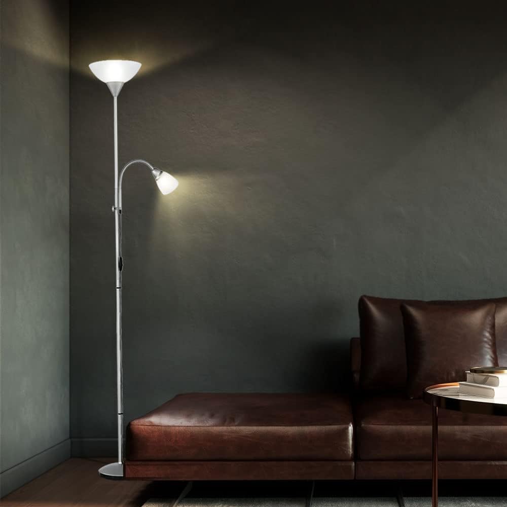 Detalle 2 de RL LIVE YOUR LIGHT R4393-87 Lampadaire E27 Blanc