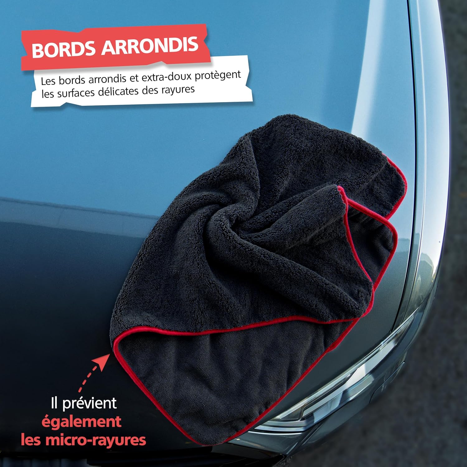Detalle 2 de Chiffon de séchage XXL SPRINGER ZX1600 en microfibres ultra absorbantes (90 x 60 cm)
