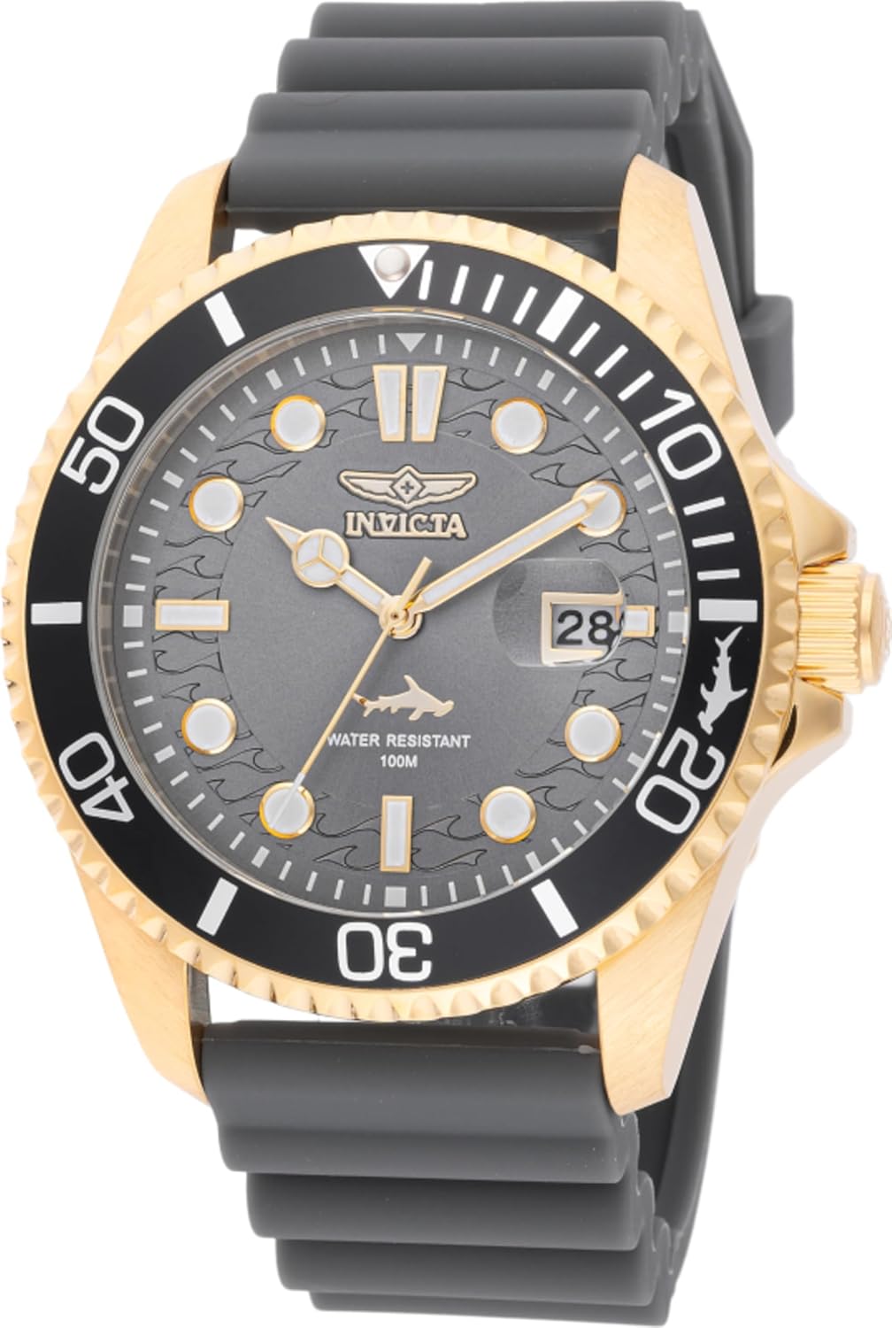 Detalle de Invicta Pro Diver Montre pour Homme 43 mm – Mouvement Quartz, Acier Inoxydable