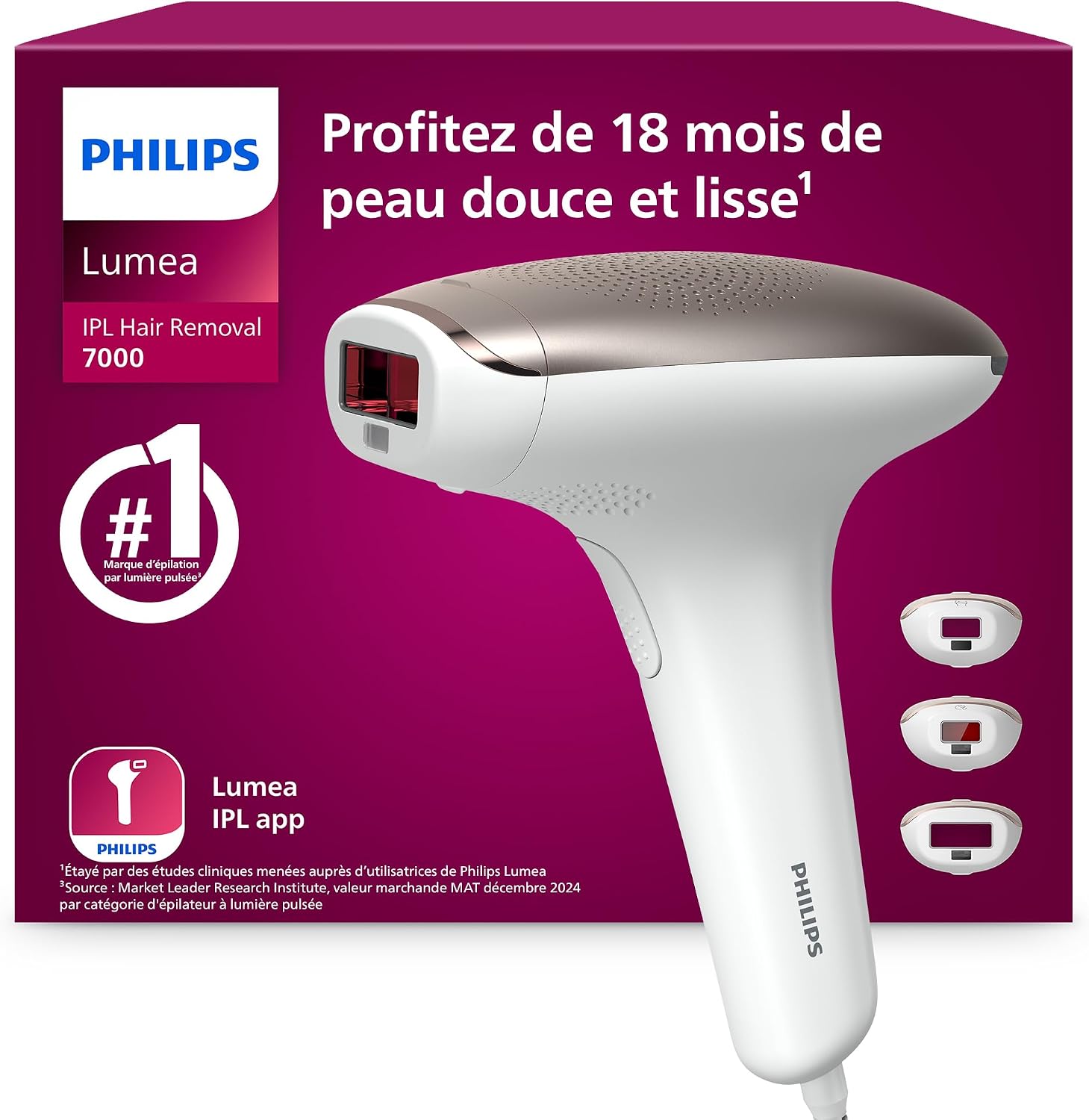 Detalle de Philips Lumea série 7000 épilateur IPL 💁♀