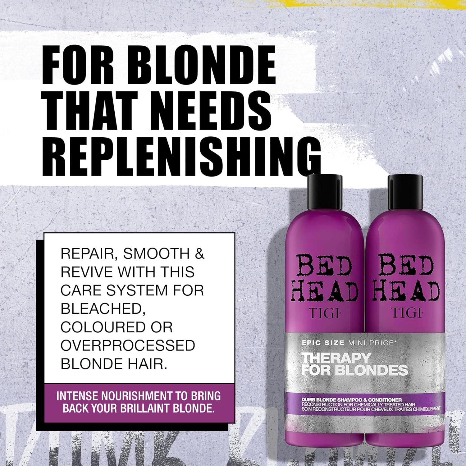 Detalle 2 de TIGI Dumb Blonde Shampooing 750 ml