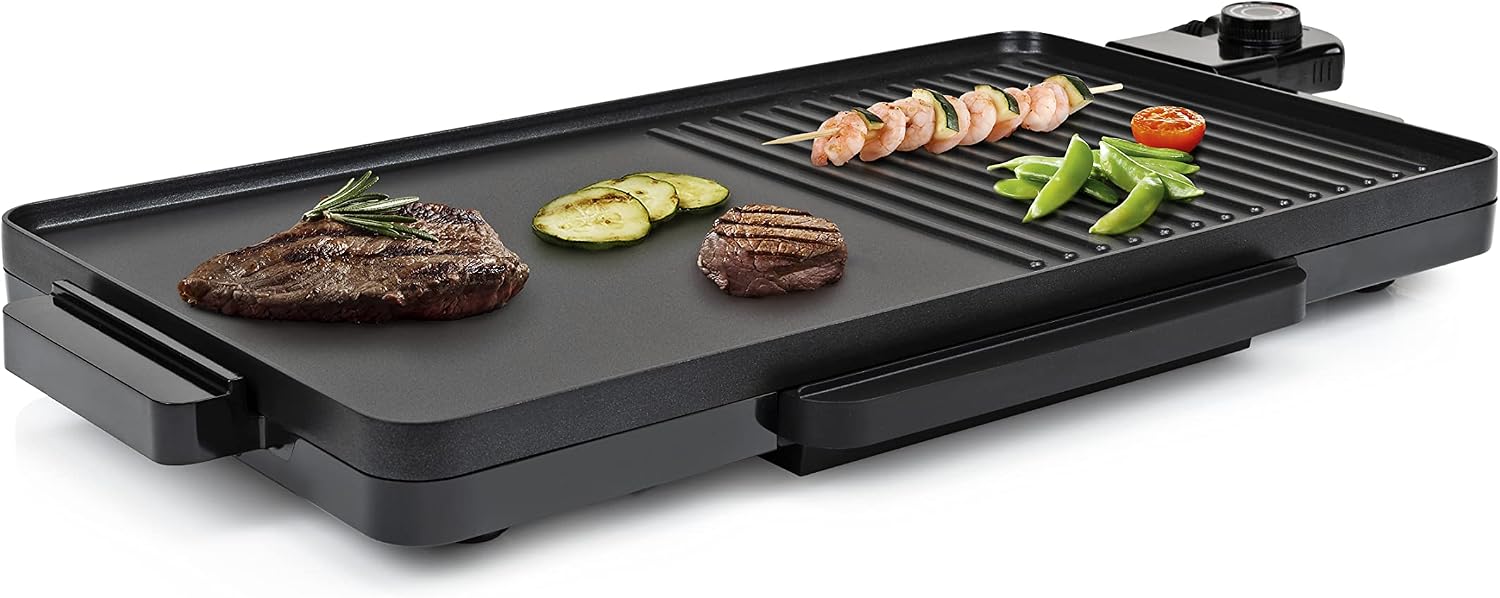 Detalle de Tristar BP-2750 : plancha avec grande surface de cuisson et revêtement antiadhésif