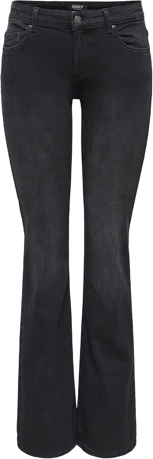 Detalle de ONLY Onlrose Reg Sweet Flared DNM Bj571 : jeans femme évasés à partir de la cuisse