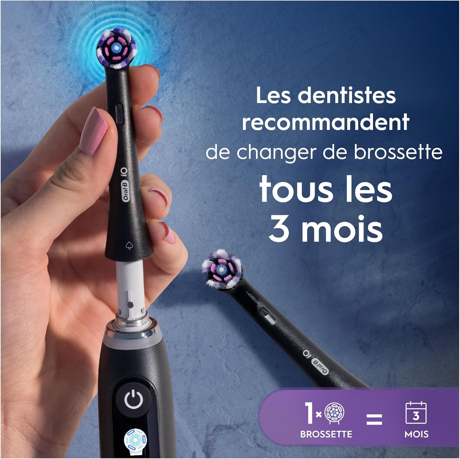 Detalle 2 de Oral-B 8 Brossettes Radiant White ⚙