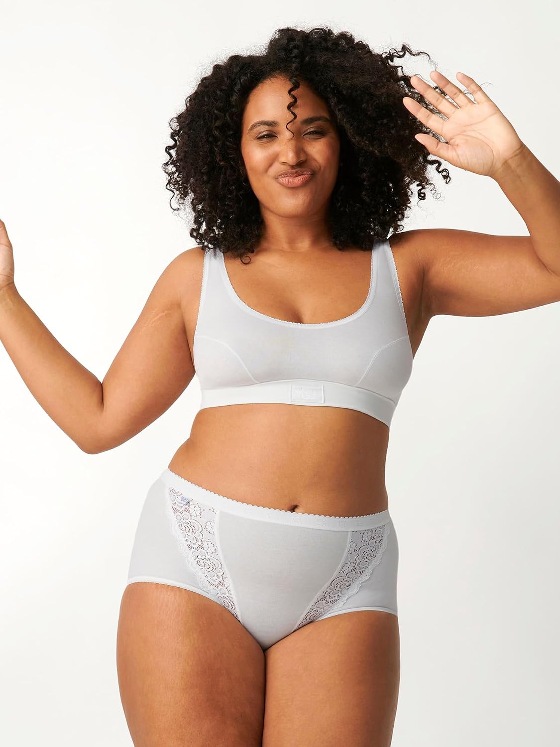 Detalle de Sloggi Chic Maxi 4p Culotte Femme – Lot de 4