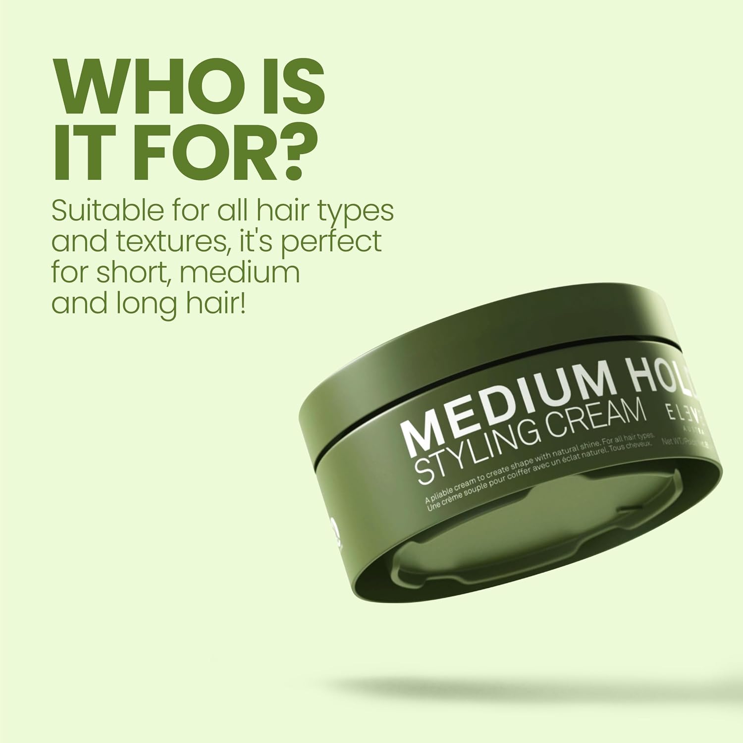 Detalle de ELEVEN Australia Medium Hold Styling Cream – Pâte Coiffante Modelable 85 g