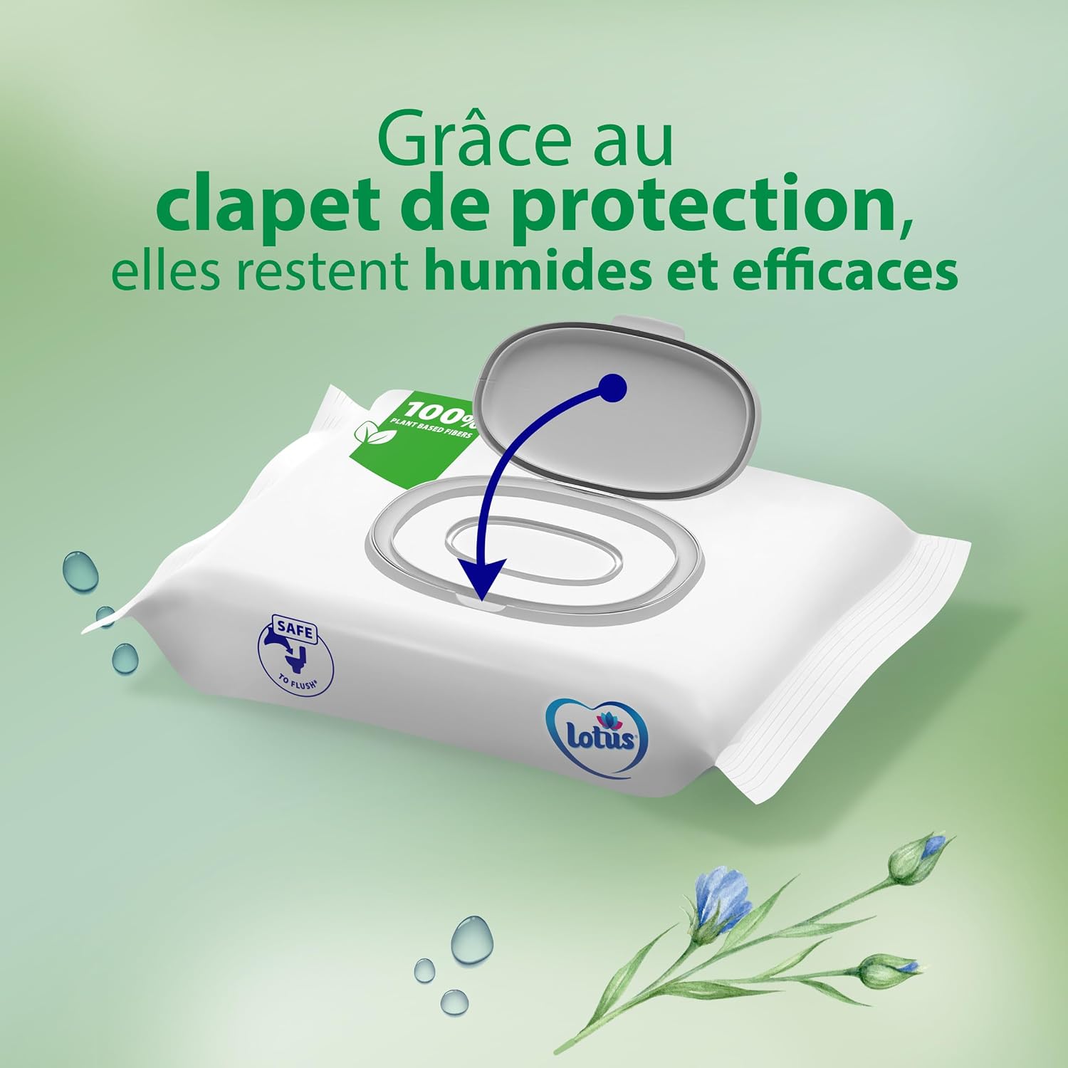 Thumbnail 4 de Lotus Papier Toilette Humide Sensitive 294 feuilles 🧻