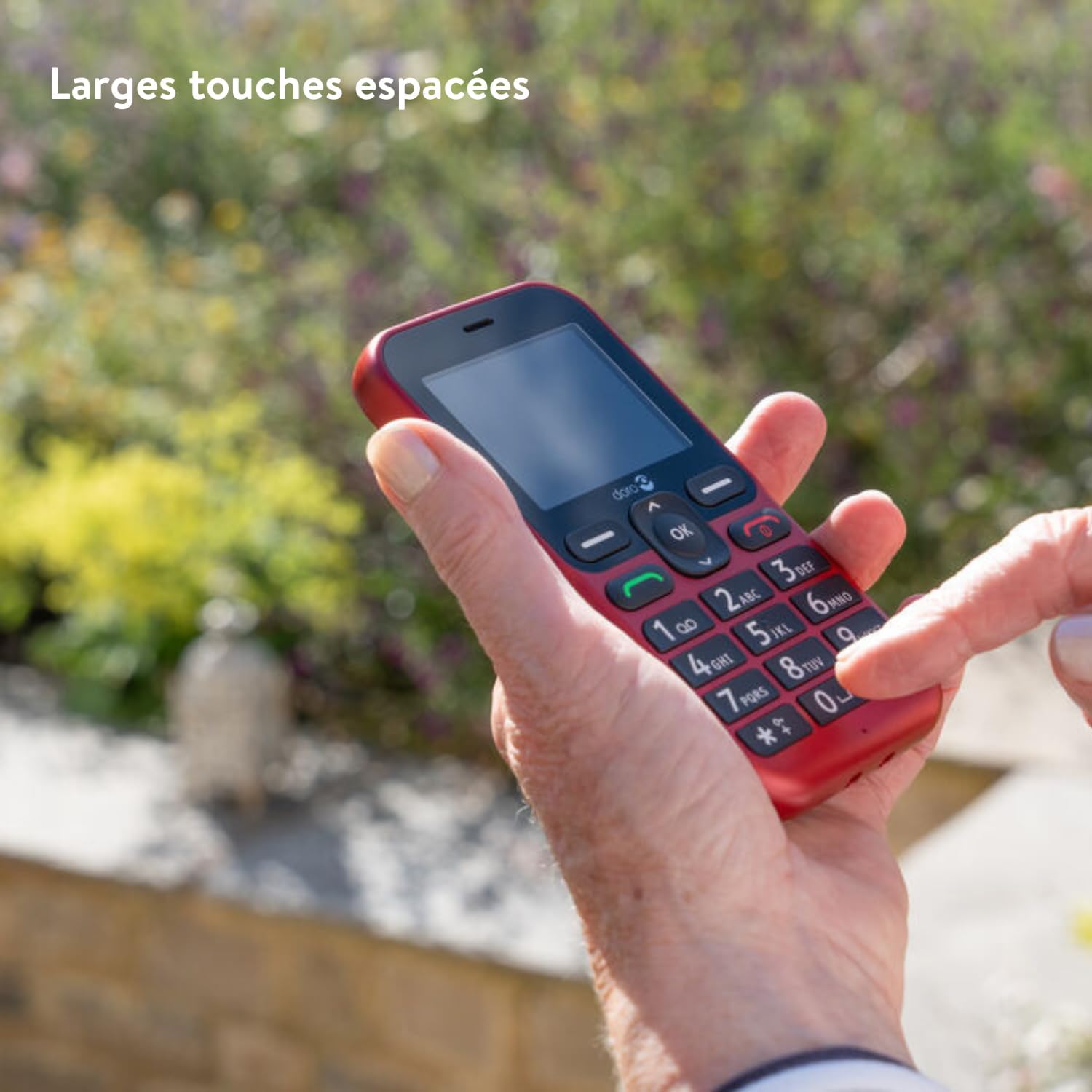 Detalle de Doro Leva L10 — Téléphone Portable Senior 4G, Grand Écran et Assistance SOS