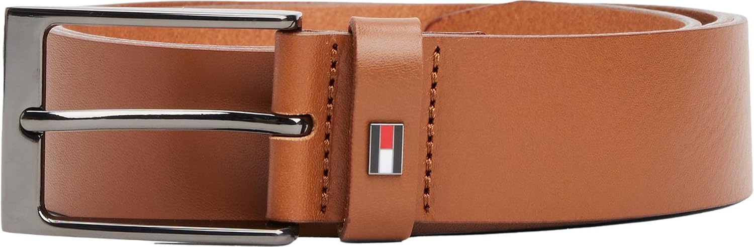 Detalle 2 de Tommy Hilfiger Ceinture homme Layton en cuir 3,5 cm