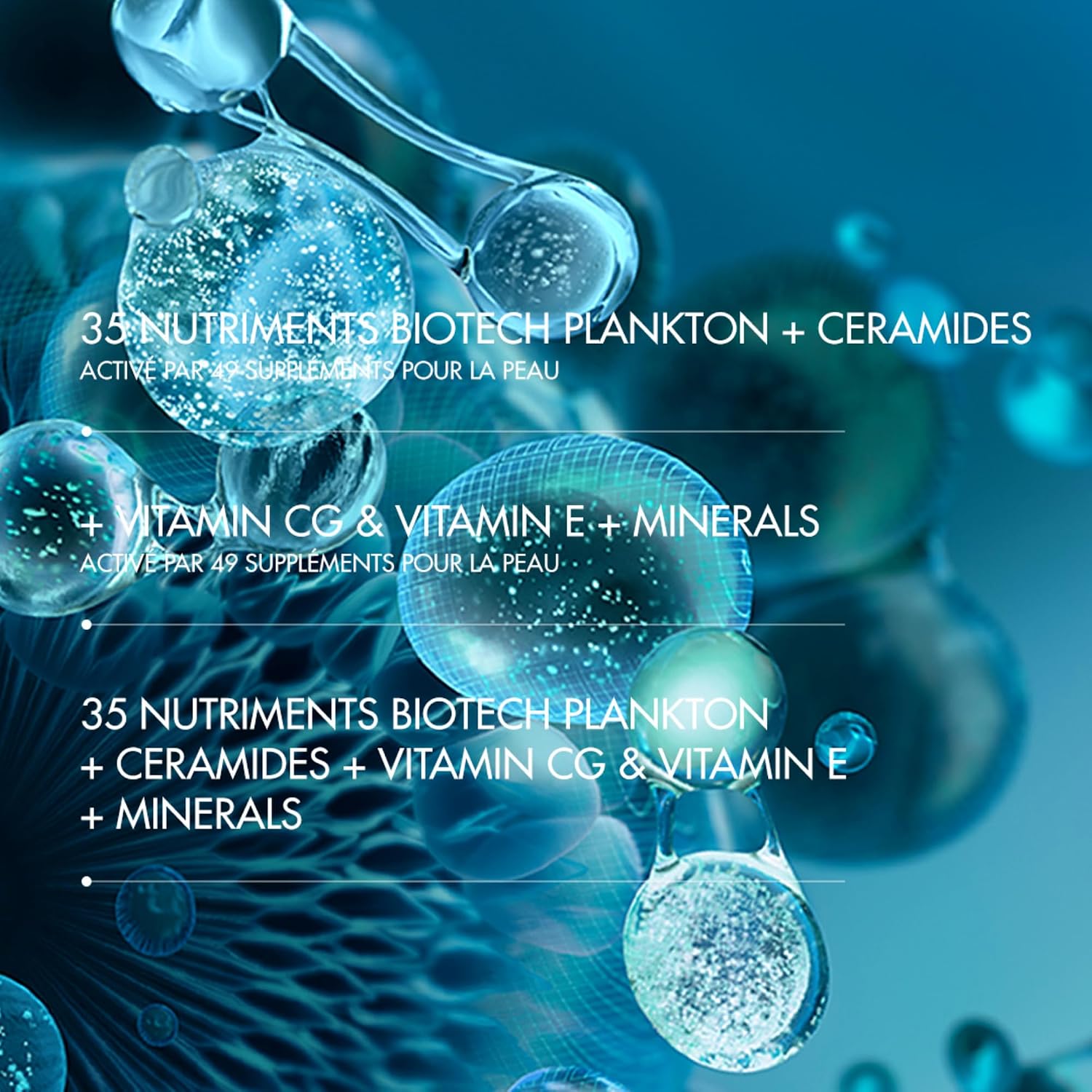 Detalle de Biotherm Homme Aquapower Crème Hydratation 72H – Hydratante et Rafraîchissante (50 ml)