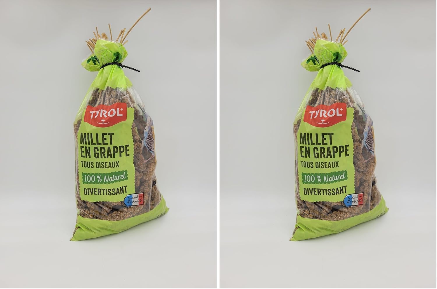 Detalle 2 de Tyrol Millet GRAPPES 1 kg : mijo en grappe pour oiseaux domestiques
