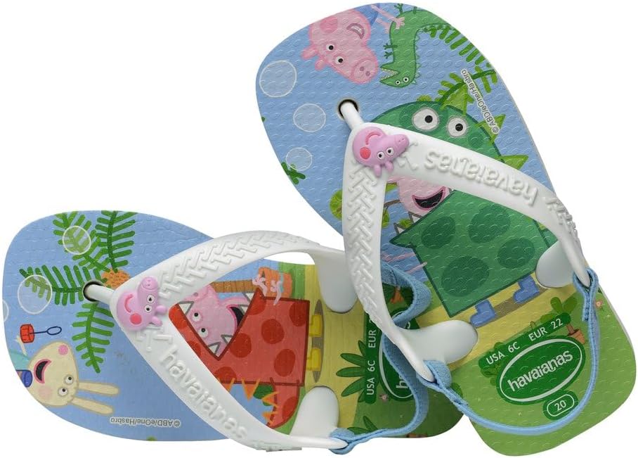 Detalle de Havaianas Baby Peppa Pig – tongs unisex bébé blanches
